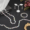 2 Strands Electroplate Glass Beads Strands EGLA-PA0001-01C-3