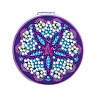 Mandala Flower DIY Diamond Painting Mirror Kits DIAM-PW0010-02H-1