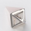 Natural Rose Quartz Point Pendulum Pendants G-E301-06P-3