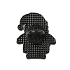 Christmas Theme Zinc Alloy Enamel Pin Brooch for Backpack Clothes JEWE-R003-01EB-04-2