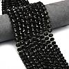 Natural Black Onyx Beads Strands G-P573-A18-01-1