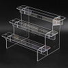 Transparent 3-Tier Acrylic Action Figure Display Risers ODIS-WH0026-21C-1