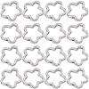 200Pcs CCB Plastic Bead Frames CCB-SC0001-19-1
