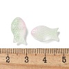 Baking Painted Transparent Glass Beads GLAA-I050-10N-3