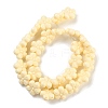 Synthetic Coral Carved Beads Strands CORA-B001-03-2