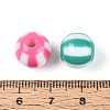 Opaque Acrylic Beads OACR-Q197-15-3