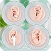  2Pcs Soft Silicone Ear Displays Mould for Earring Display ODIS-NB0001-39-4
