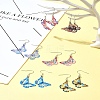 DIY Butterfly 430 Stainless Steel Etched Metal Embellishments Dangle Earring Jewelry Making Kits DIY-FS0007-46-10