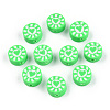Handmade Polymer Clay Beads CLAY-T019-15E-3