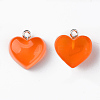 Transparent Resin Pendants RESI-R429-30I-1