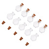 10Pcs Clear Glass Wishing Bottles AJEW-TA0002-85G-1