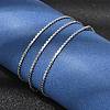 12Pcs 304 Stainless Steel Serpentine Chain Necklaces for Men Women NJEW-H093-19P-03-2