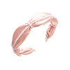 Imitation Pearls Decor Pleated Cloth Headbands PW-WG65BD3-02-1