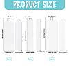 15Pcs 3 Styles Transparent Acrylic Blank Pendants FIND-SP0002-72-2