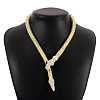Alloy Popcorn Chain Necklaces LS-NJEW-Z020-01B-LG-1