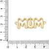 Hollow Brass Connector Charms KK-CBAE532-01J-G-3