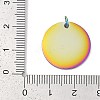 Ion Plating(IP) 304 Stainless Steel Pendants STAS-I311-32H-RC-3