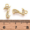 Brass Micro Pave Cubic Zirconia Charms KK-N261-104H-G-3