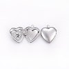 Tarnish Resistant 201 Stainless Steel Diffuser Locket Pendants STAS-E438-68P-2