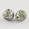 Round Antique Acrylic Beads X-PACR-S208-48AS-1