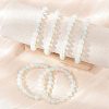 Opalite Beaded Stretch Bracelets BJEW-F203-01-4