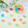 1 Set Resin Luminous Glow in the Dark Pebbles Stone DJEW-CN0001-40A-3