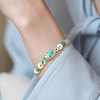 50Pcs Synthetic Turquoise Beads TURQ-SC0001-37-6