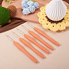TPR Handle Aluminum Crochet Hook Needles TOOL-TA0001-13F-4