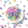 Transparent Frosted Glass Beads FGLA-YW0001-02B-1