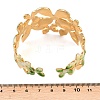 304 Stainless Steel Enamel Cuff Bangles BJEW-H638-03B-G-3