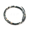 Natural Moss Agate Beads Strands G-G783-19-2