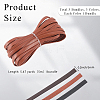 3Pcs 3 Colors Flat PU Leather Cord OCOR-CL0001-15A-2