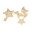 Brass Micro Pave Cubic Zirconia Openable Pendants KK-Z140-30G-01-2