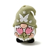 Easter Silicone Focal Beads SIL-F020-07-1