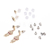 922Pcs Plastic & Eco-Friendly Plastic & Iron & Brass with Plastic Pads Ear Nuts FIND-YW0001-21-5