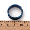 201 Stainless Steel Grooved Finger Ring Settings STAS-TAC0001-10C-L-4