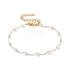 Round Plastic Imitation Pearl Beaded Bracelets BJEW-E054-04G-1