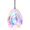 1Pc Glass Pendant Decorations AJEW-BBC0002-29-1