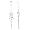 2Pcs Glass Hanging Suncatchers HJEW-JM04750-2