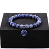 Natural Blue Spot Jasper Stretch Bracelets ZS4670-1-1