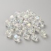 Plating Acrylic Beads OACR-WH20006-01B-1