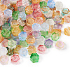  120pcs 8 color Transparent Electroplated Glass Beads GLAA-TA0001-31-11