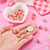 30Pcs Handmade Gold Sand Lampwork Beads LAMP-TA0002-37F-5