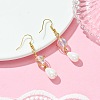 Natural Pearl Dangle Earrings EJEW-TA00325-2