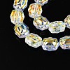 Electroplate Glass Beads Strands EGLA-T021-05B-3