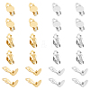 60Pcs 2 Colors 304 Stainless Steel Clip-on Earring Findings FIND-UN0003-59-1