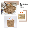 6Pcs 3 Style Wood Bag Handles FIND-PH0001-39-4