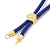 Twisted Nylon Cord Silder Bracelets DIY-B066-03G-05-2