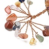 Natural & Synthetic Mixed Gemstone Chips Tree of Life Decorations GG-CBAEDF6-01K-4