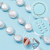 Pearl & 304 Stainless Steel Link Chain AJEW-PH01617-4